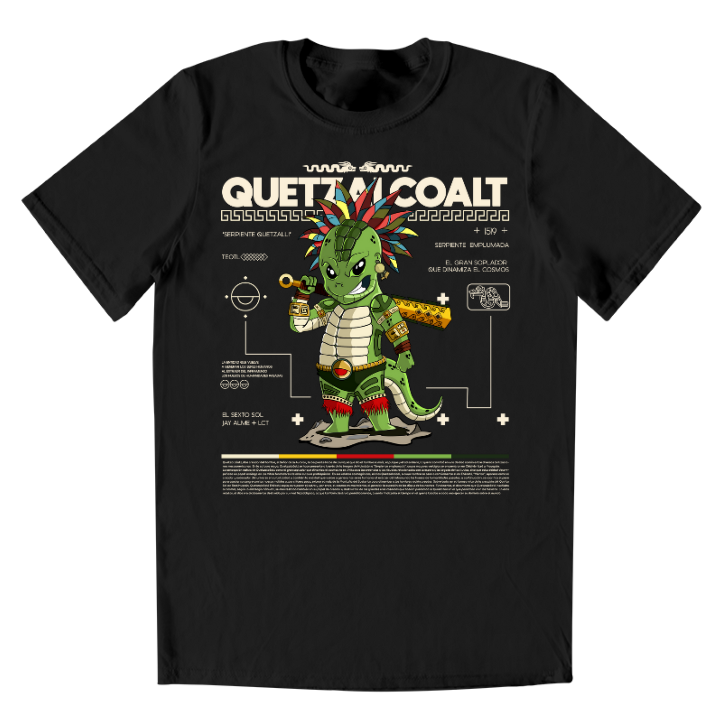 Camiseta Quetzalcoatl Moda Urbana